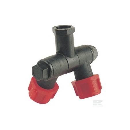 Porte-buses articulé 2 sorties - Filetage 3/8 F- Ecrou 3/8