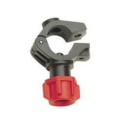 Porte buse monojet à collier Ø 3/4" (25.4 mm) - trou 10 mm - écrou à visser