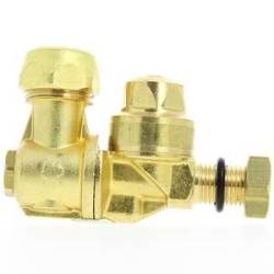 Porte Buse 1 sortie Laiton - M1/4"