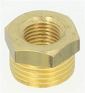 Raccord Reduction/Augmentation laiton 1/2" M X 1/4" F