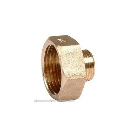 Raccord Réduction-Augmentation 1/2" F X 1/4" M Laiton