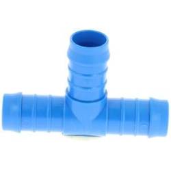 Raccord en T de  jonction cannelée ø 10 mm