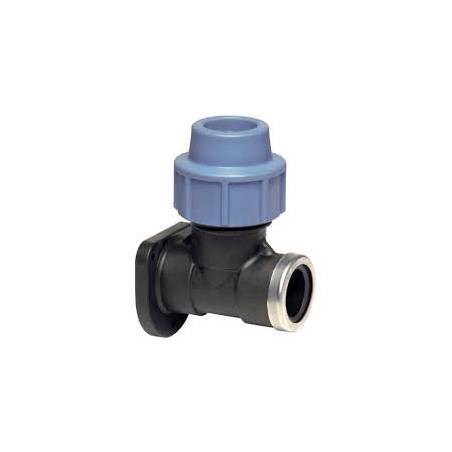 Raccord à compression en polypropylène - Applique ø25 x F3/4"