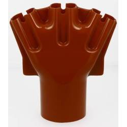 Main 3 doigts nue - diamètre 80 mm - noir