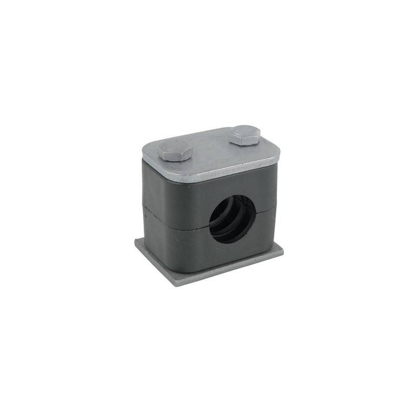 Collier de serrage de tube 12 mm - Deux boulons