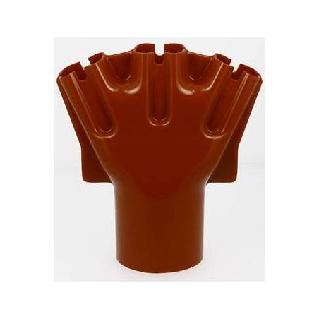 Main 3 doigts nue - diamètre 80 mm - noir