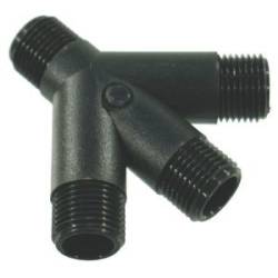 Raccord 4 voies 1/2"M