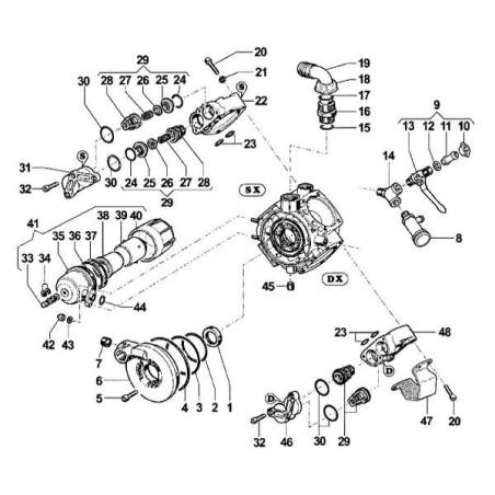 Support de pompe Comet APS 96