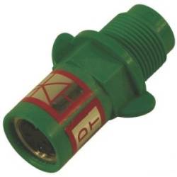 Capteur débimètre Polmac - onde sinusoîdale (vert) avec prise femelle 3 broches