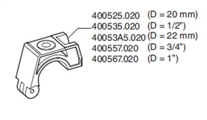Collier de Porte-buses - Arag 4064 - 20 mm