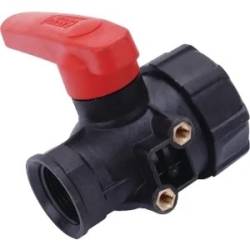 Vanne 2 voies Arag Polypropylene 1" Passage intérgal Pression Max 10 bar- F