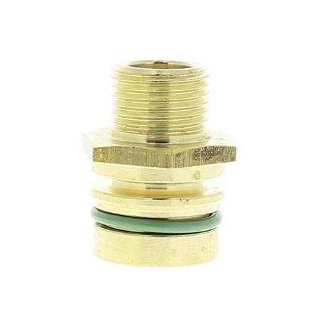 Raccord laiton sortie vannes 463/863 20/40 bars - 1/2" - trou 12.5 mm