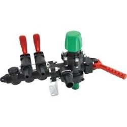 Distributeur Manuel Arag - 2 tronçons- Régulateur pression - vanne générale