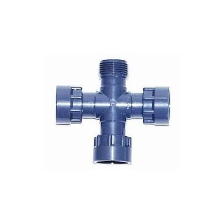 Collecteur croix 1" Dura MFFF