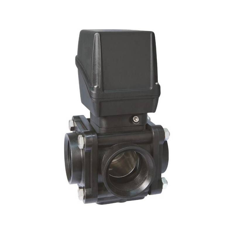 Vanne de coupure 3 voies Arag -1"- 12 bars- latéral