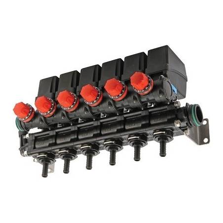Bloc vannes Arag 3 voies - 6 vannes