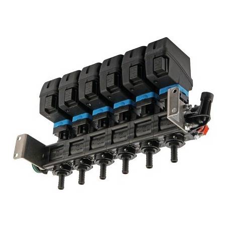 Bloc vannes Arag 3 voies - 6 vannes