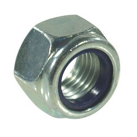 Ecrou autobloquant M5 galvanisé
