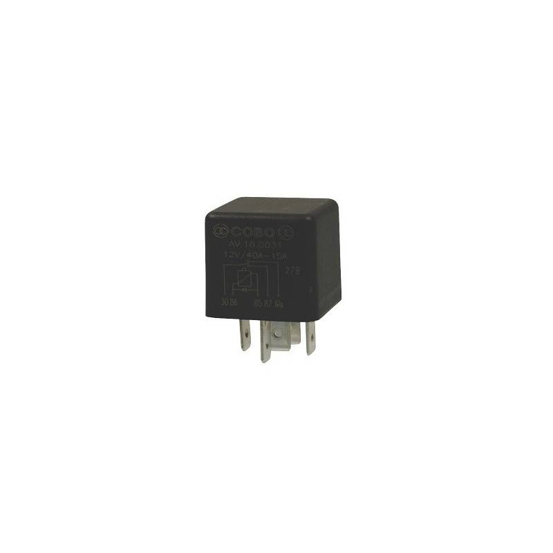 Mini relais COBO 12V à diode roue libre type 30 85 86 87 87a