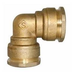Racc. compr. Laiton Coude ø25