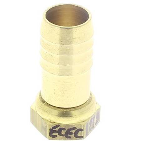 Embout cannelé à écrou taraudé femelle 1" x 30 mm