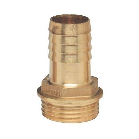 Raccord embout cannelé fileté Male laiton 1/2"" - ø16