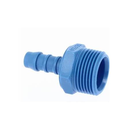 Raccord droit - Filetage M 3/4" - Tubulure 10 mm