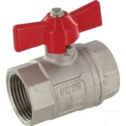 Vanne manuelle F/F 1" - poignée papillon