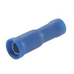 Cosse cylindrique femelle 4 mm bleue (x6)