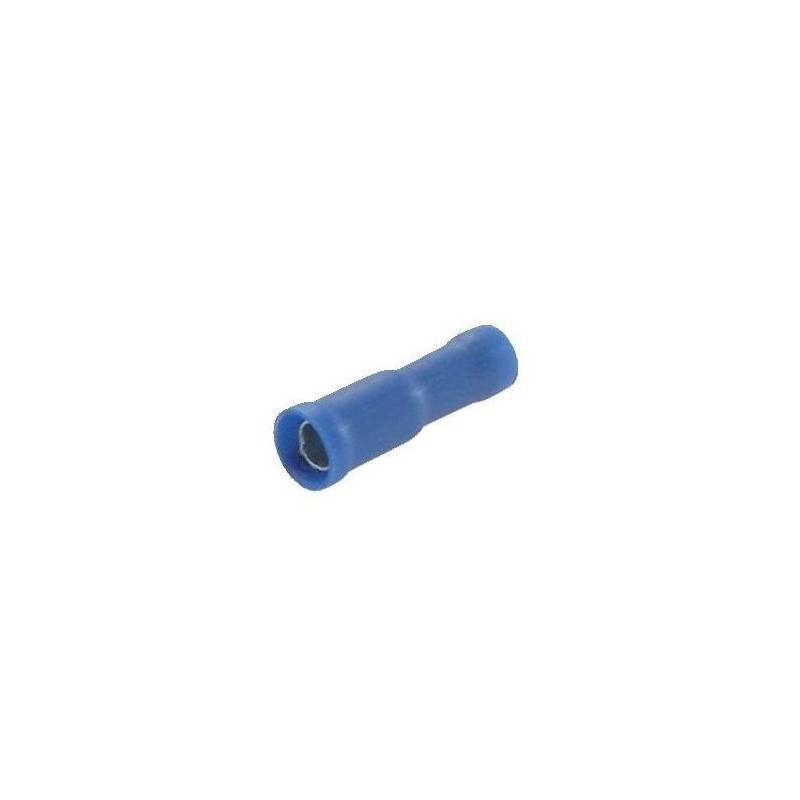 Cosse cylindrique femelle 4 mm bleue (x6)