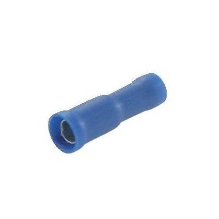 Cosse cylindrique femelle 4 mm bleue (x6)