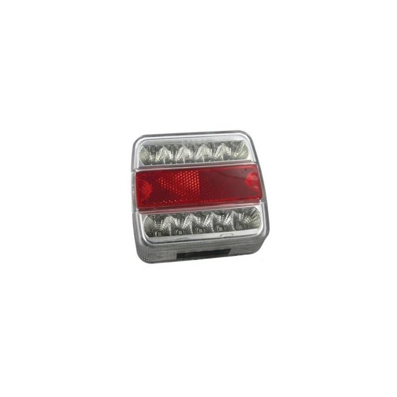 Feu arrière à LED carré universel - 5 fonctions