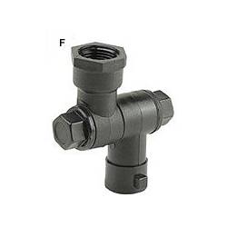 Porte-buses articulé 1 sorties - Filetage 1/4 F- Ecrou 1/4 tour B.A.N.