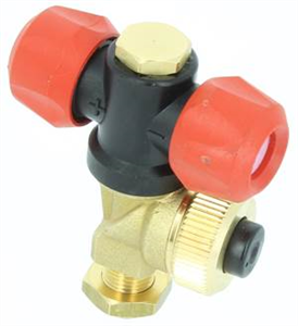 Porte Buse Arag 2 sorties Laiton, M 1/4" plastique