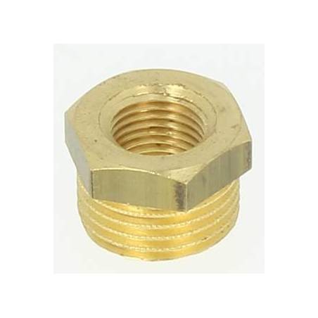 Raccord Reduction/Augmentation laiton 1/4" M X 1/8" F