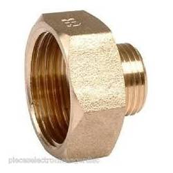 Raccord Réduction-Augmentation 1/2" F X 1/4" M Laiton