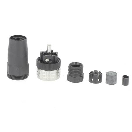 XZCC12FDM50B-1- Connecteur M12 Droit femelle