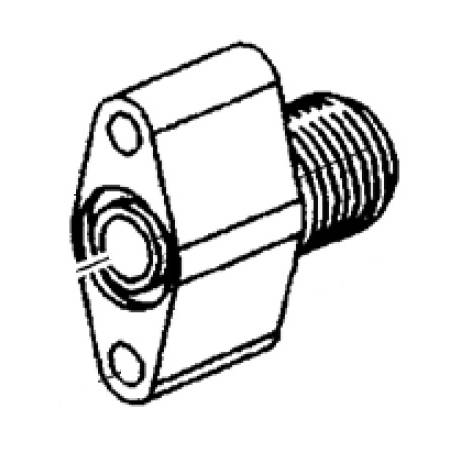 Bride d'entrée distributeur Comet HYDRA - 1/2"M