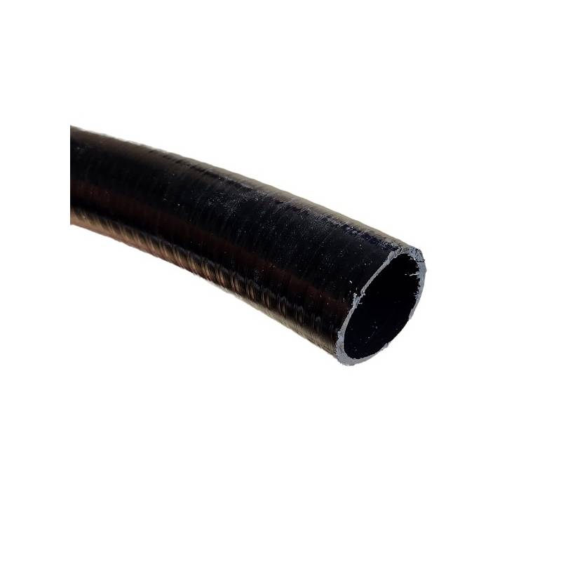Tuyau PVC Plastifié Spirale Annelé - 3 bars 40*47.2 - Noir