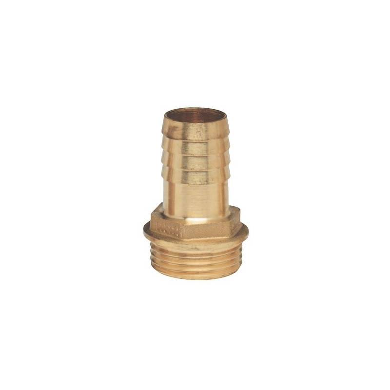 Raccord embout cannelé fileté Male laiton 1"1/4 - ø35