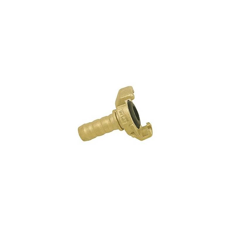 Raccord express standard embout cannelé ø 10mm (3/8") - laiton