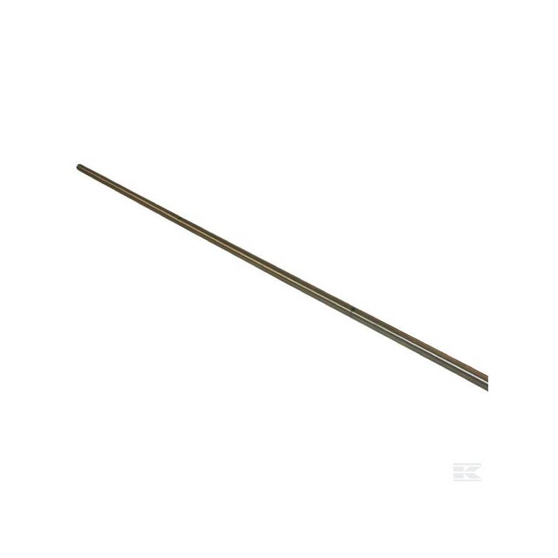 Tube inox fileté sans trou 500 mm 1/2"
