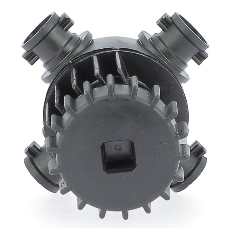 PB290098 - Porte buse Quadrix D25 avec raccord sortie air double D4mm (2)
