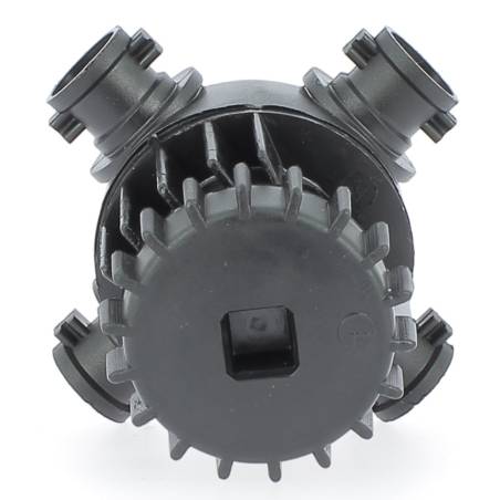 PB290098 - Porte buse Quadrix D25 avec raccord sortie air double D4mm (2)