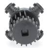 PB290098 - Porte buse Quadrix D25 avec raccord sortie air double D4mm (2)