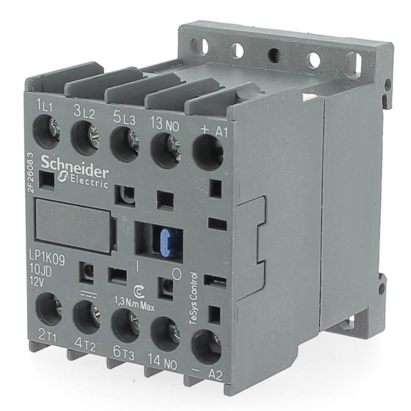 LP1K0910JD - Contacteur TeSys LPK-3P-AC-3 690V-9A Bobine 12 VDC (1)