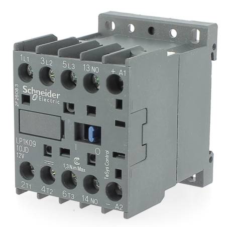 LP1K0910JD - Contacteur TeSys LPK-3P-AC-3 690V-9A Bobine 12 VDC (1)