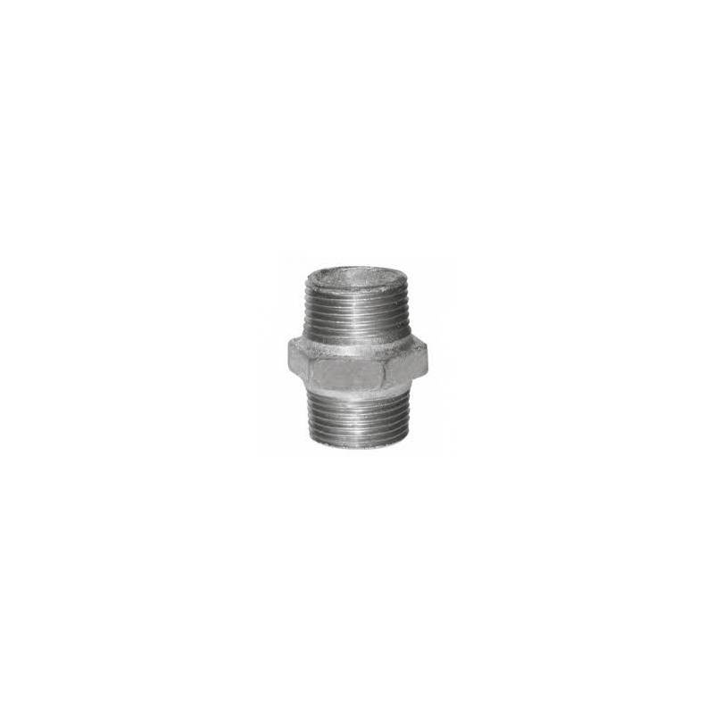 Raccord GALVA  double 1/2"