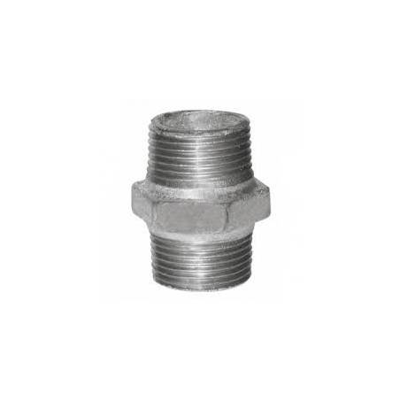 Raccord GALVA  double 1/2"