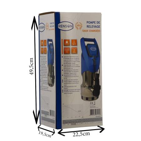 Pompe de relevage Renson-854293-200lmin-Carton